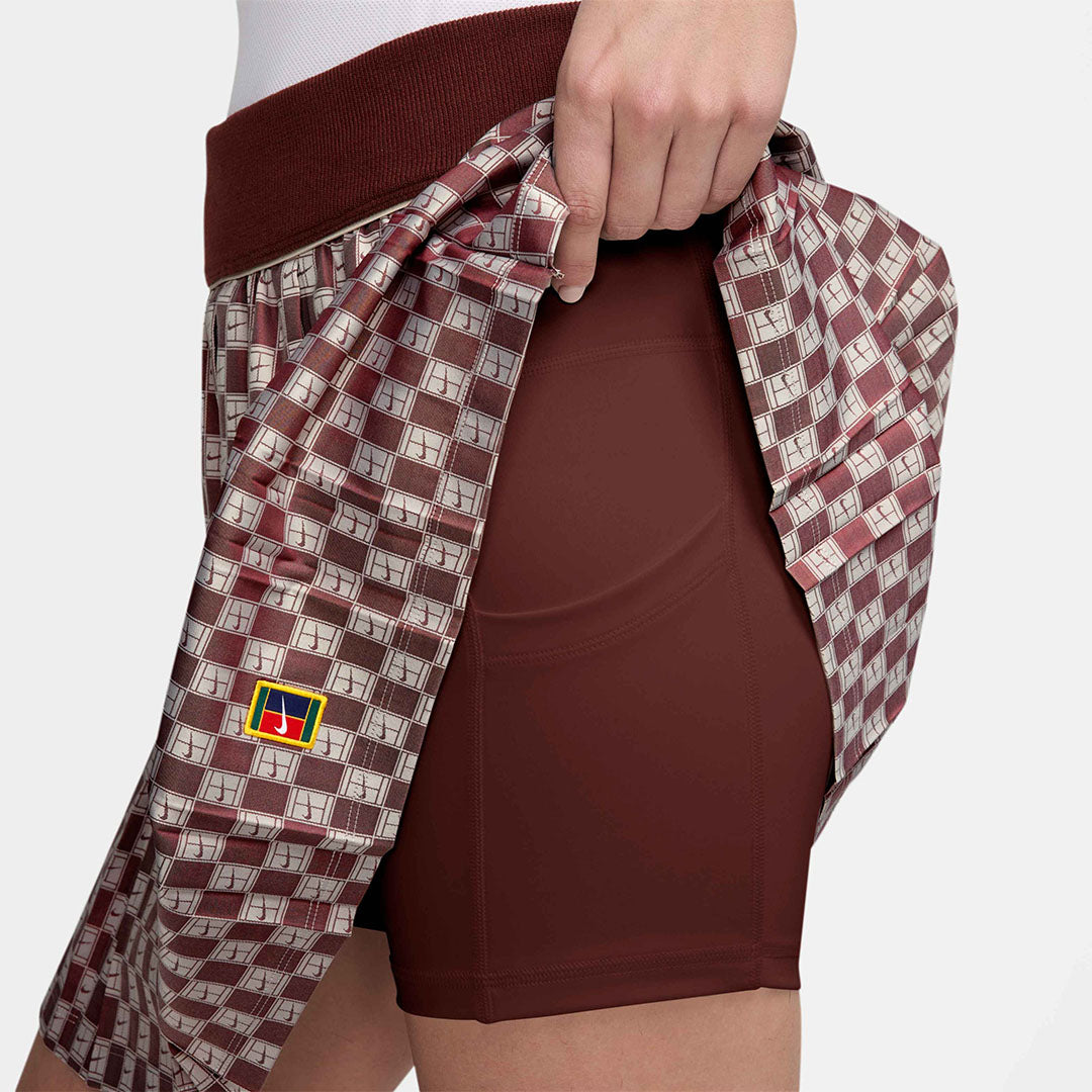 Nike Women's Court Collection High Rise Skort - Mystic Dates