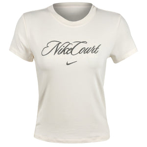 Nike Women's Court Heritage Tee - Chalk