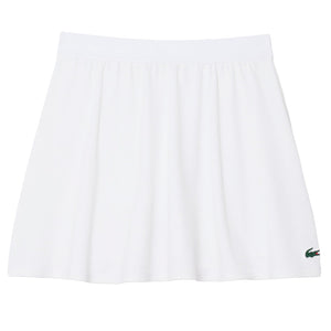 Lacoste Women's Ultra Dry Stretch Pique Skort - White