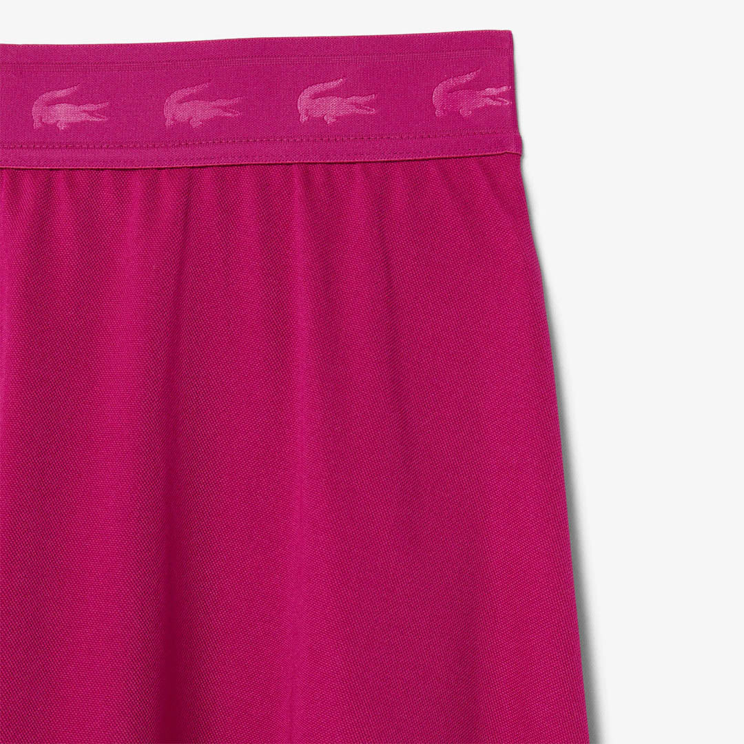 Lacoste Women's Ultra Dry Stretch Pique Skort - Rubine Red