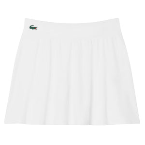 Lacoste Women's Ultra Dry Sport Lined Skort - White