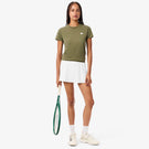 Lacoste Women's Ultra Dry Sport Lined Skort - White