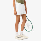 Lacoste Women's Ultra Dry Sport Lined Skort - White