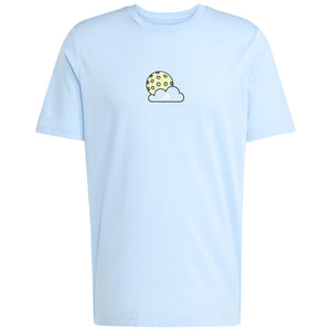 adidas Men's Pickleball Graphic Tee - Glow Blue