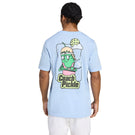 adidas Men's Pickleball Graphic Tee - Glow Blue