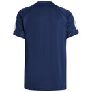 adidas Boys Club 3 Stripe Tee - Dark Blue