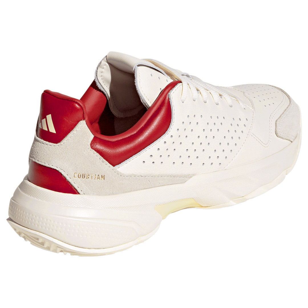 adidas Men's CourtJam Control 3 - Premium - Chalk White/Team Victory Red