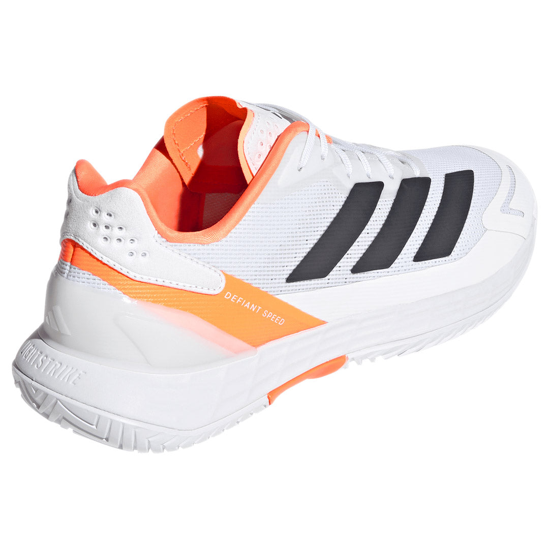 adidas Men's Defiant Speed 2 - Cloud White/Lucid Orange