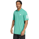 adidas Men's Club 3-Stripe Polo - Powder Teal