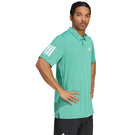 adidas Men's Club 3-Stripe Polo - Powder Teal
