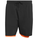 adidas Men's Club 2-In-1 Short - Black/Orange