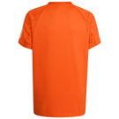 adidas Boys Club 3 Stripe Tee - Pure Orange