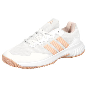 adidas Women's GameCourt 2 - White/Blush Pink