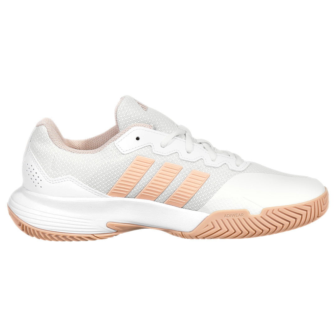 adidas Women's GameCourt 2 - White/Blush Pink