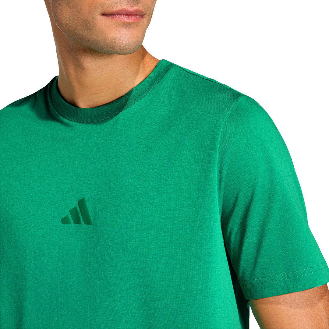 adidas Men's Graphic Tennis Tee - Court Green