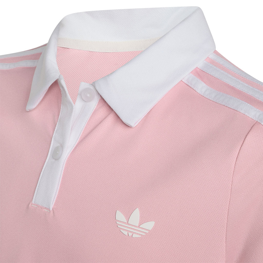 adidas Girls Classics Polo - Distilled Pink