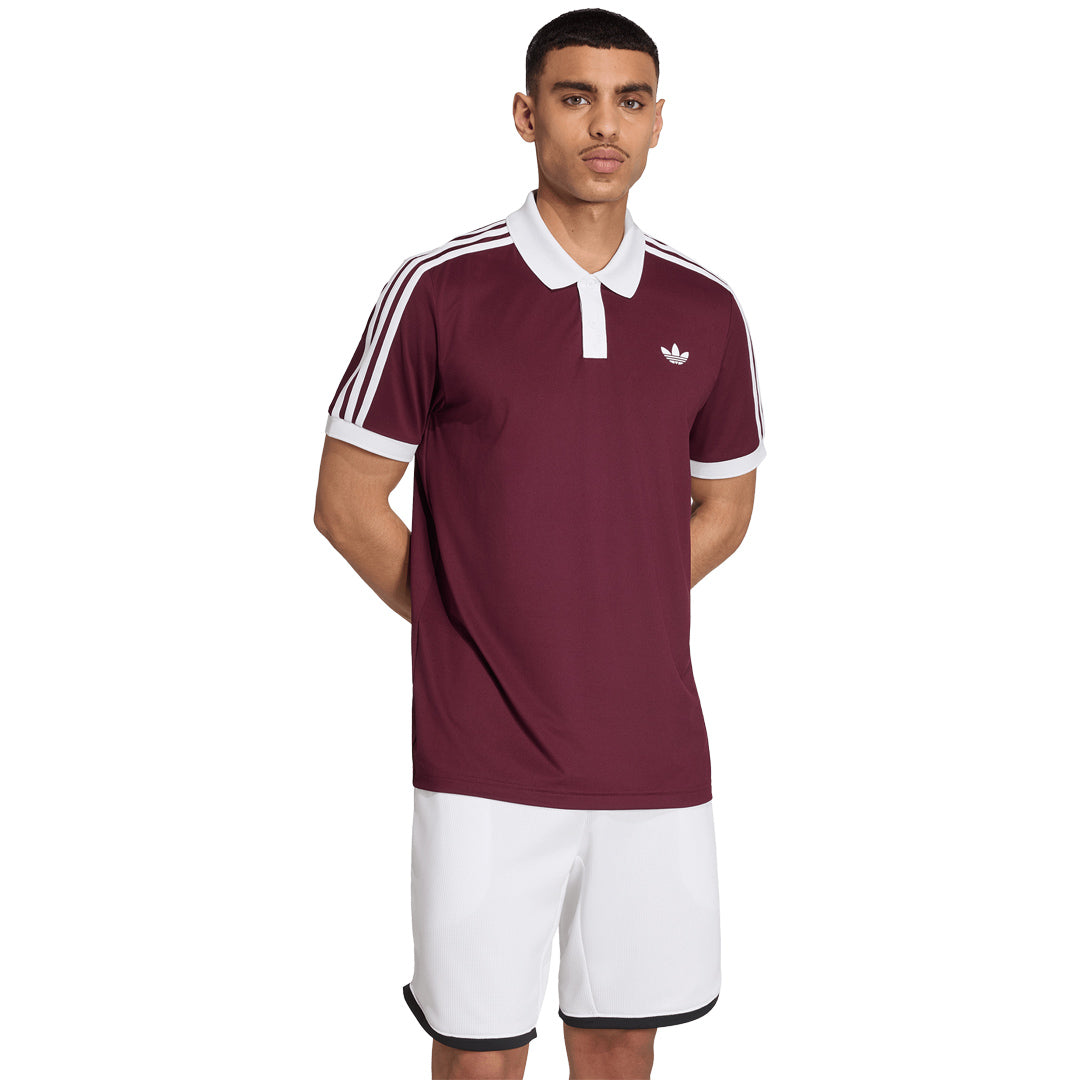 adidas Men's Classics Polo - Maroon
