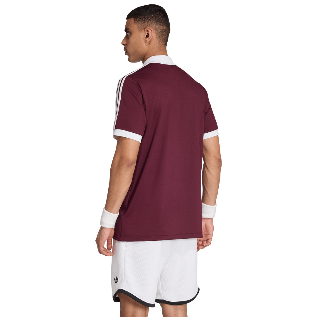 adidas Men's Classics Polo - Maroon