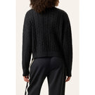 Fila Women's Baseline Chunky V-Neck Sweater - Black