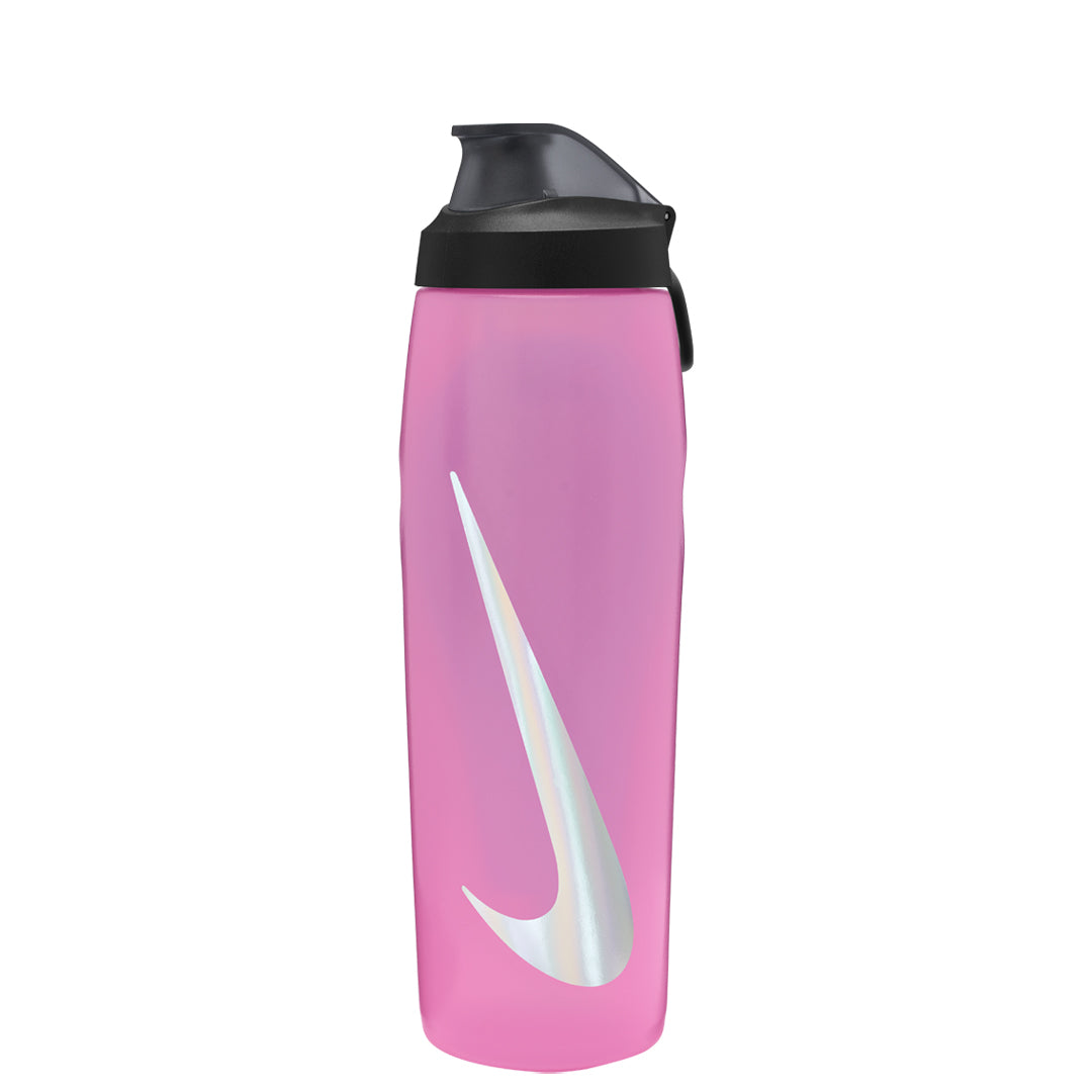 Nike Water Bottle Refuel Locking Lid 18oz - Pink/Iridescent Silver