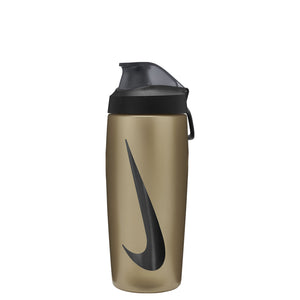 Nike Water Bottle Refuel Locking Lid 18oz - Metallic Gold/Black
