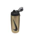Nike Water Bottle Refuel Locking Lid 18oz - Metallic Gold/Black