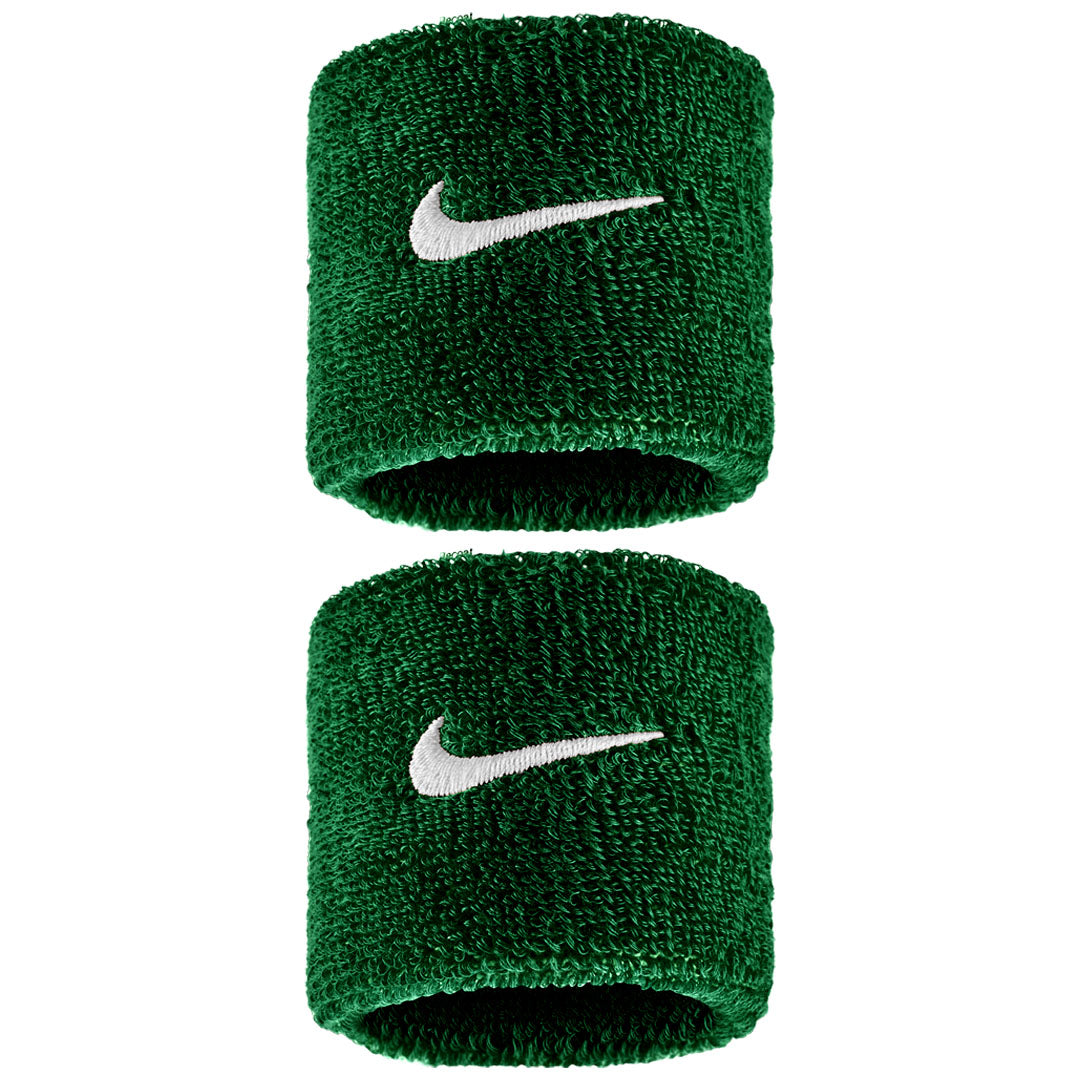 Nike Swoosh Classic Wristband 2 Pack - Gorge Green/White