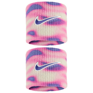 Nike Swoosh Printed Wristband 2 Pack - Light Magenta/Sail