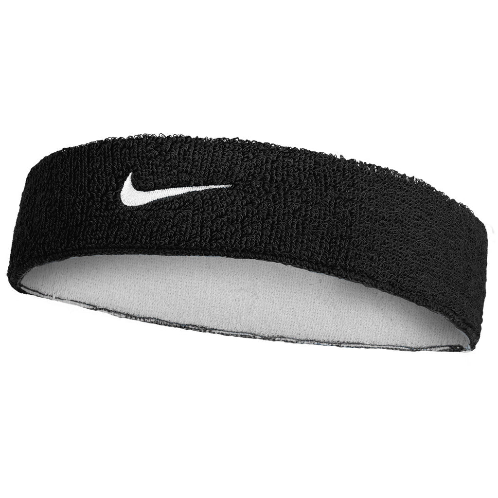 Nike Swoosh Classic Reversible Headband - Black/White