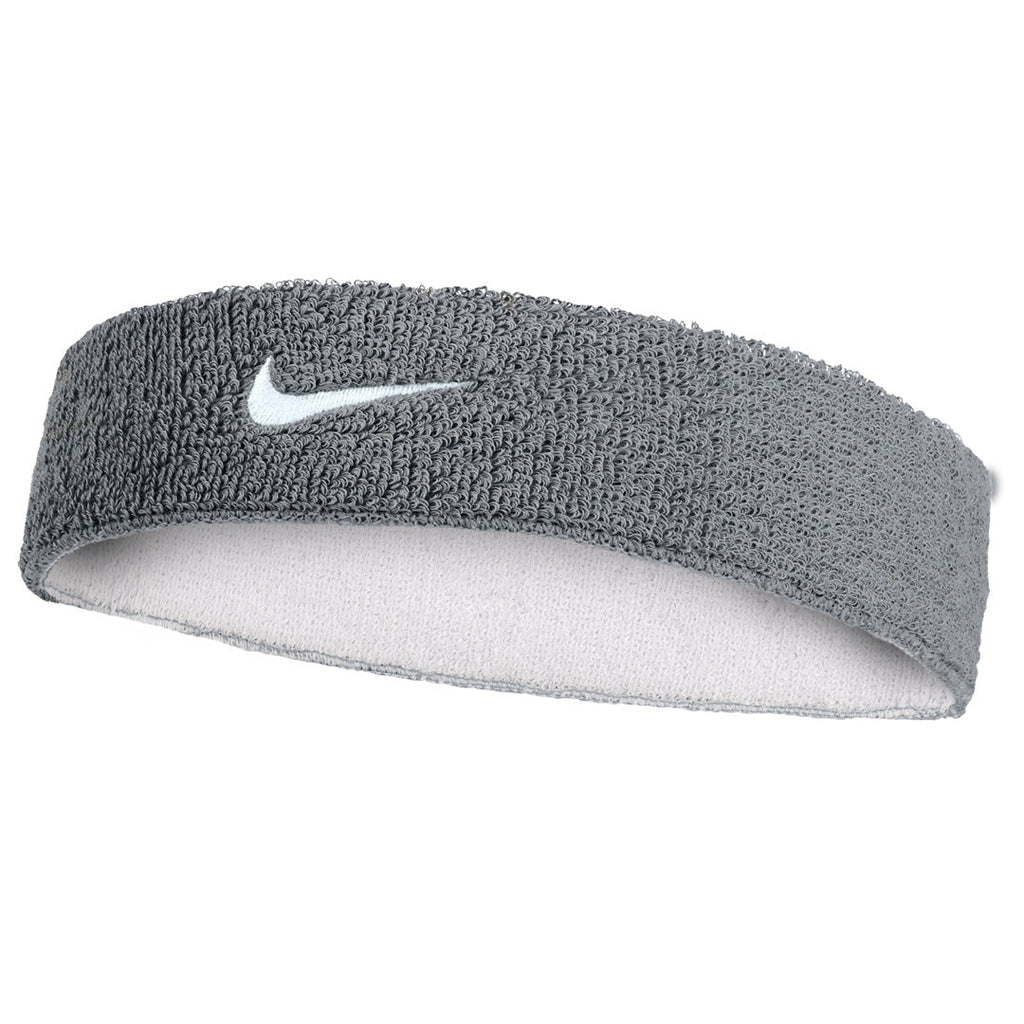 Nike Swoosh Classic Reversible Headband - Cool Grey/White