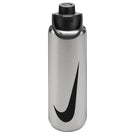 Nike Recharge Chug Stainless Steel Bottle 32oz - Brushed Stainless Steel/Black