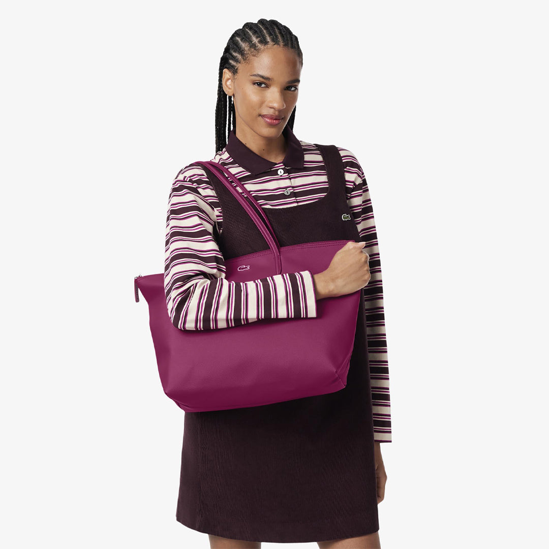 Lacoste L.12.12 Concept Tote - Large - Ruby