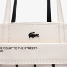 Lacoste Reversible Anna Tennis Net Tote Bag - Cream/Green