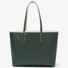 Lacoste Reversible Anna Tennis Net Tote Bag - Cream/Green