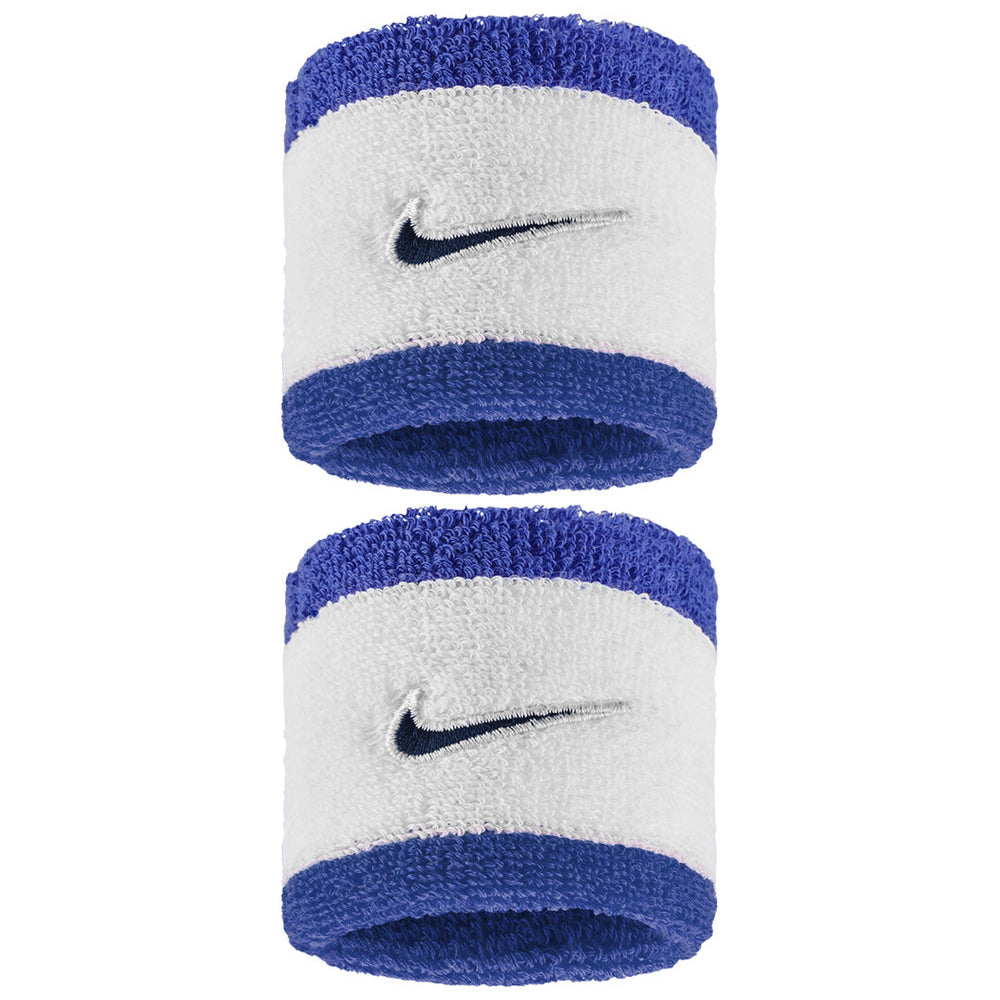 Nike Swoosh Classic Wristband 2 Pack - Ghost/Comet Blue