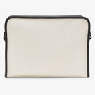 Lacoste Heritage Canvas Shoulder Bag - Natural Noir