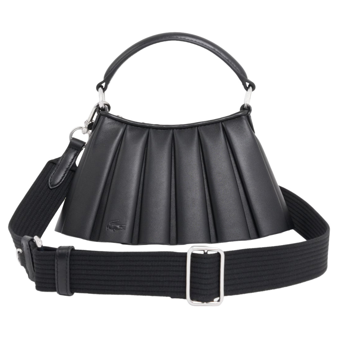 Lacoste Lenglen Leather Purse - Extra Small - Noir