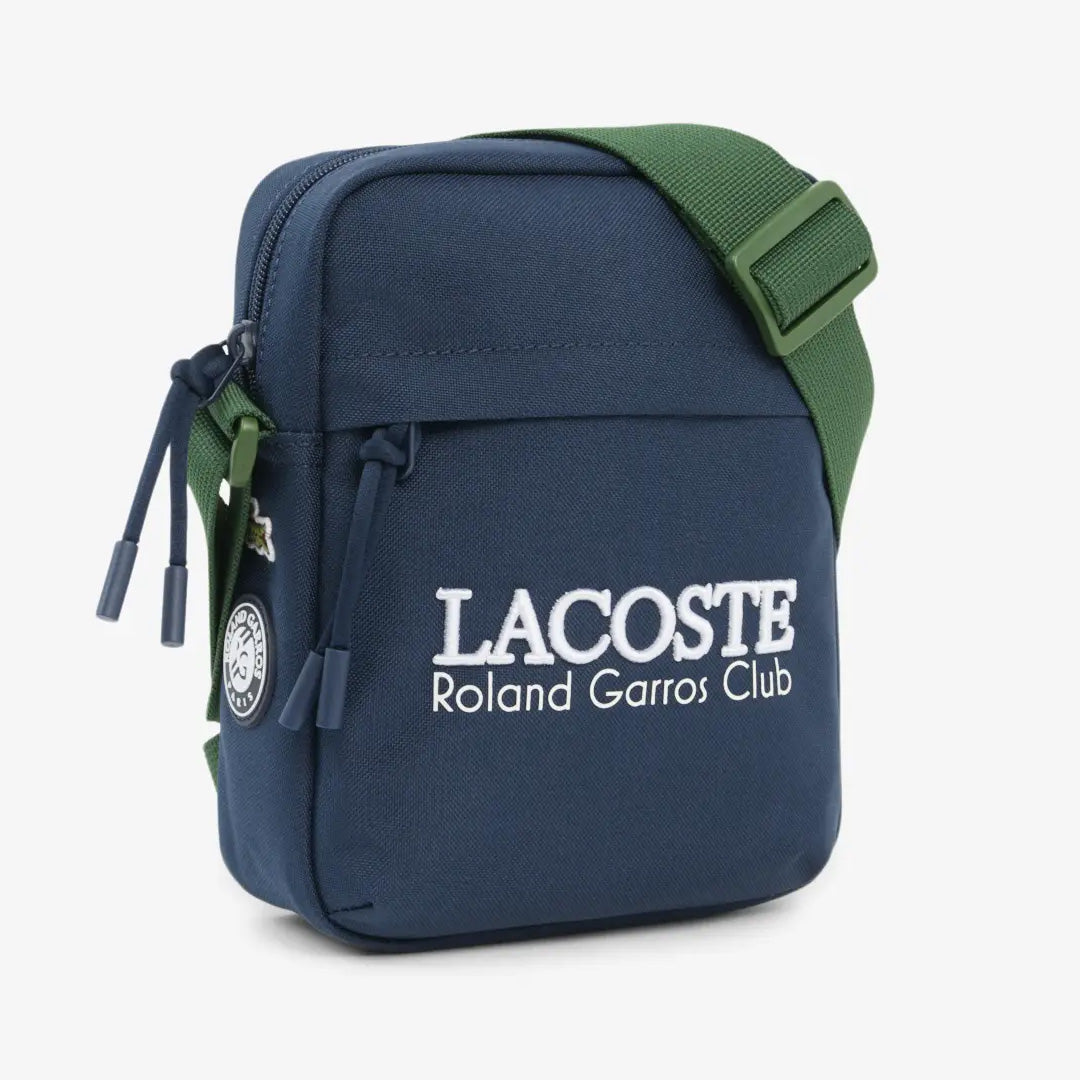 Lacoste Roland Garros Vertical Bag - Navy/Green