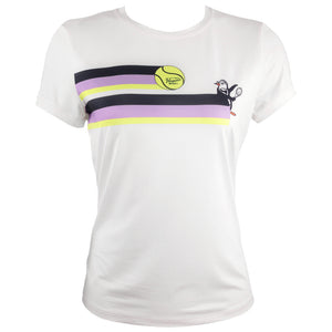 Penguin Women's Pete Colour Block Tee - White