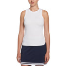 Penguin Women's Essentials Rib Tank - Bright White