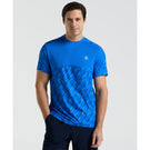 Penguin Men's Performance Ball Block Tee - Electric Blue Lemonade