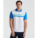 Penguin Men's Heritage Performance Blocked Polo - Bright White