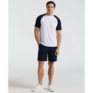 Penguin Men's Essentials Performance Core Blocked Tee - Bright White/Navy