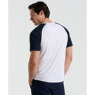 Penguin Men's Essentials Performance Core Blocked Tee - Bright White/Navy