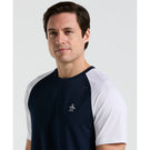 Penguin Men's Essentials Performance Core Blocked Tee - Black Iris