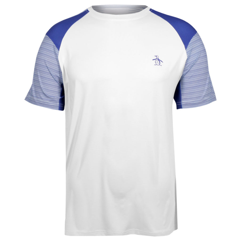 Penguin Men's Retro Block Tech Tee - Bright White