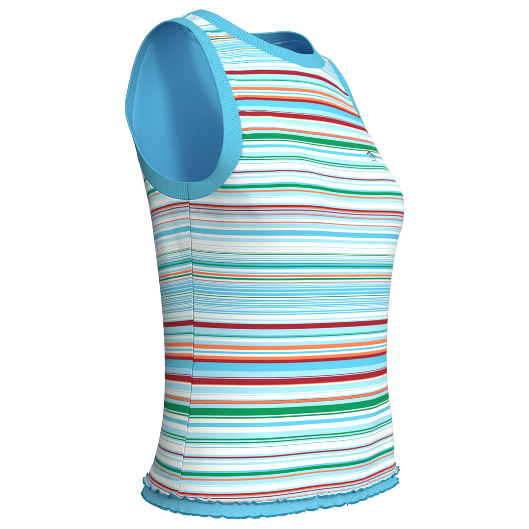 Penguin Women's Lettuce Edge Tank - Aquarius