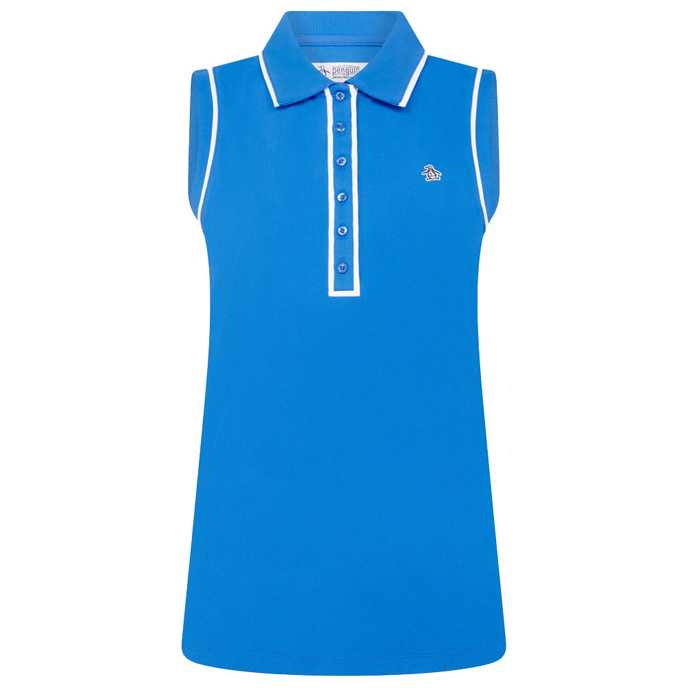Penguin Women's Veronica Sleeveless Polo - French Blue