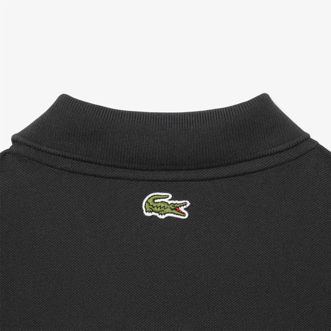 Lacoste Men's Printed Petit Pique Polo - Black