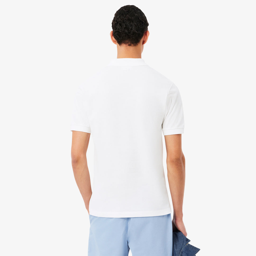 Lacoste Men's Embroidered Petit Pique Polo - White